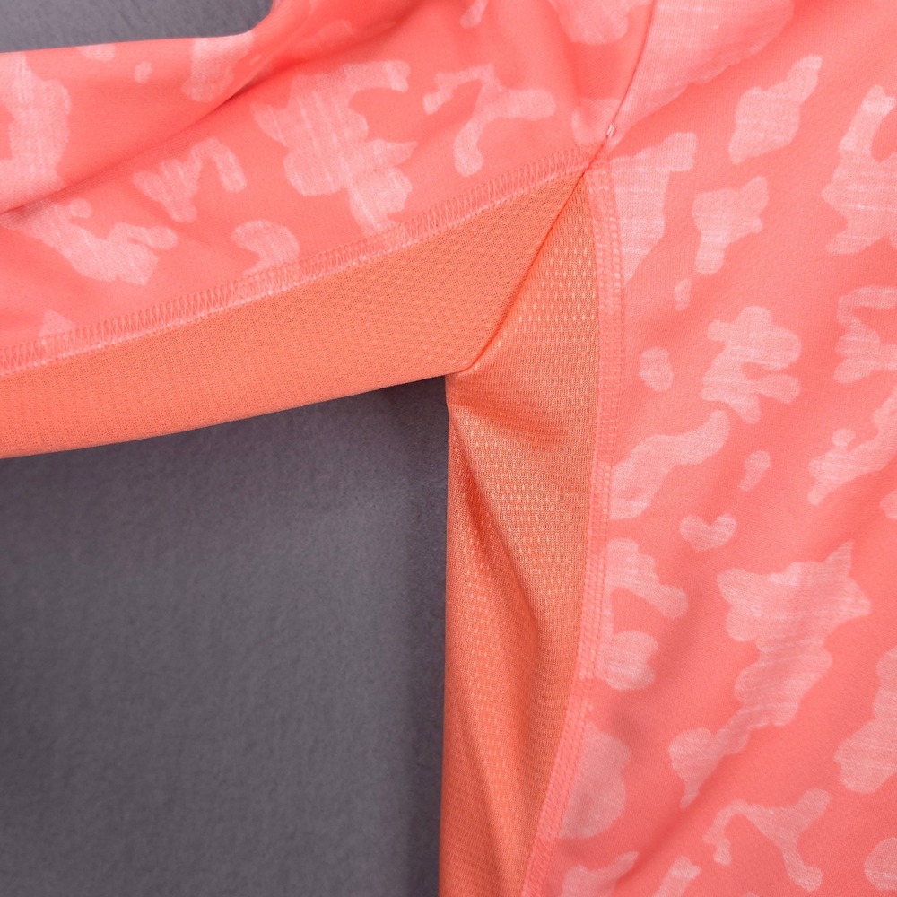 Huk Icon X Running Lakes Hoodie Womens M Peach Camo Quarter Zip Fishing Shirt - Picture 5 of 8